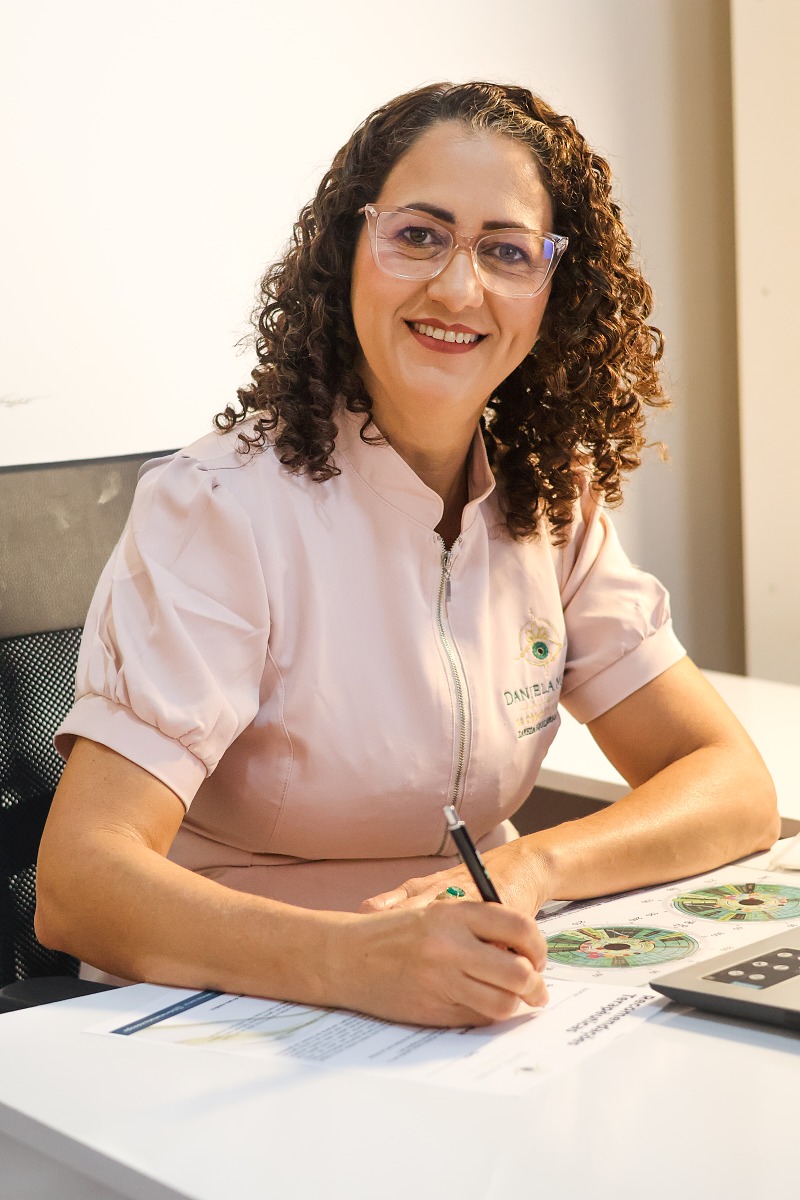 Daniela Maria no consultório