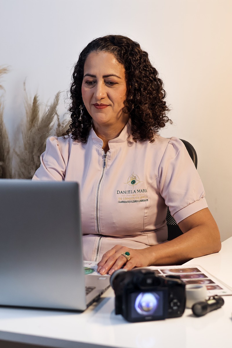 Daniela Maria no consultório
